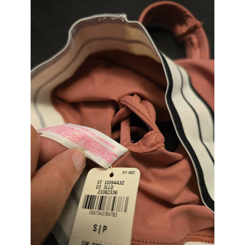 NOS 2016 Victorias Secret Sm pink ultimate Strappy Sided sports bra Rose Mauve